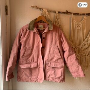 Rare L.L. Bean Blush Pink Chore Jacket
